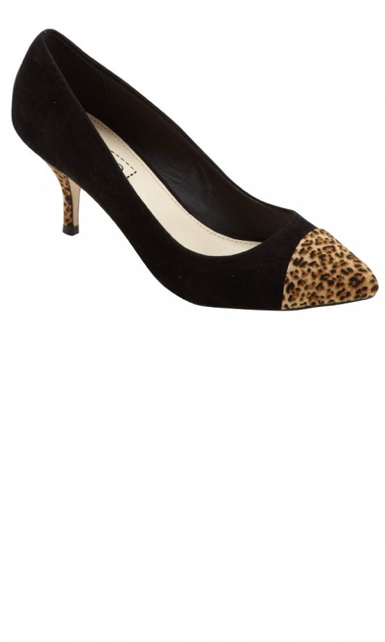 Matalan Leopard Print Toe Cap Court Shoes, £12
