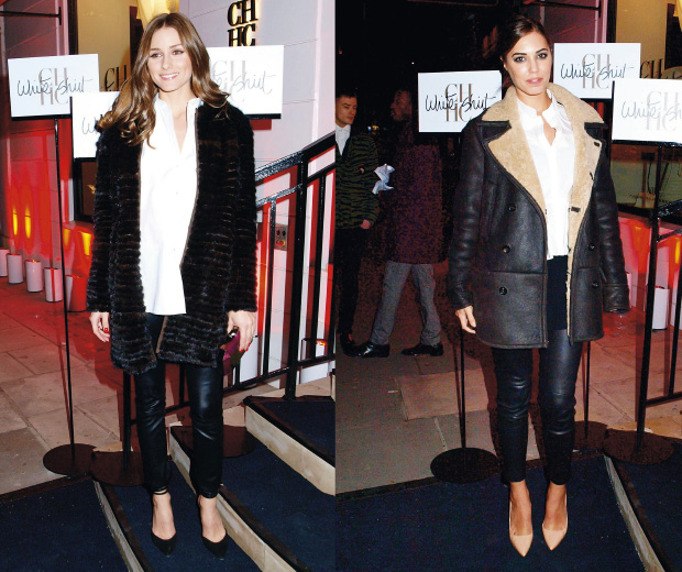 Olivia Palermo and Amber Le Bon rock the perfect weather appropriate evening ensembles