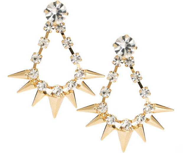 LOOK Loves: Love Rocks At Asos Diamanté Spike Earrings, £25