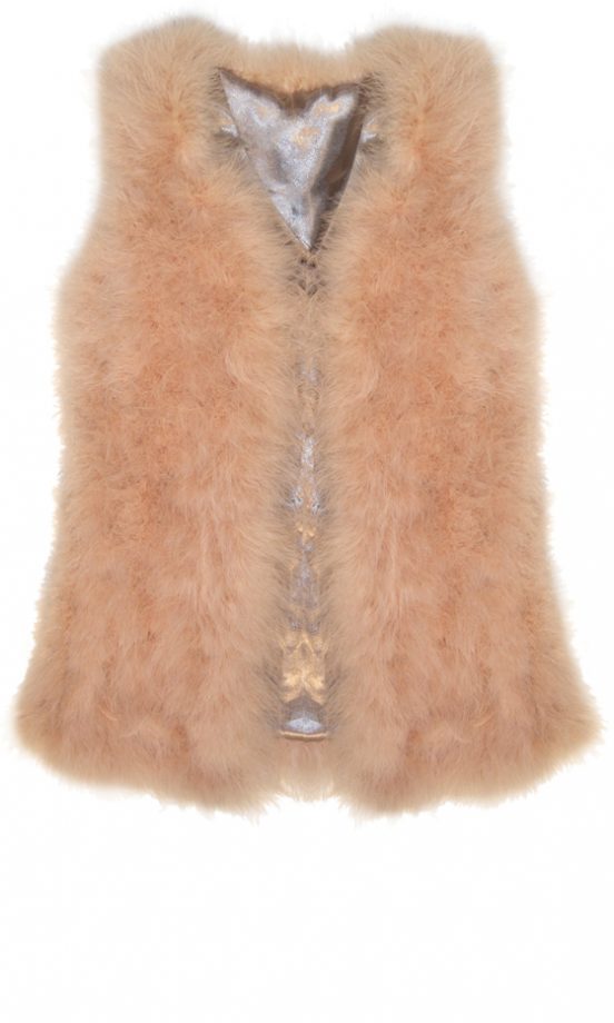 Bershka Feather Gilet, £99.99