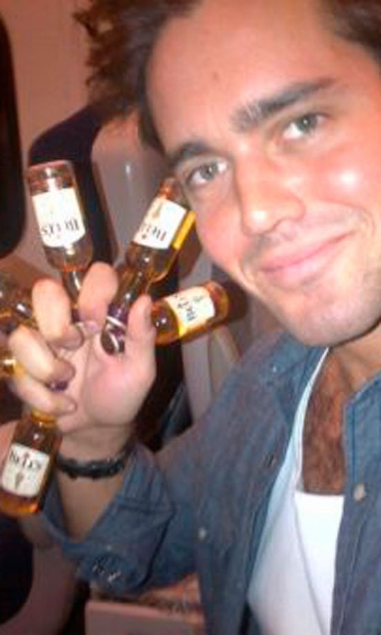 Made In Chelsea's Spencer Matthews @SpencerGeorgeM Poses, 2012