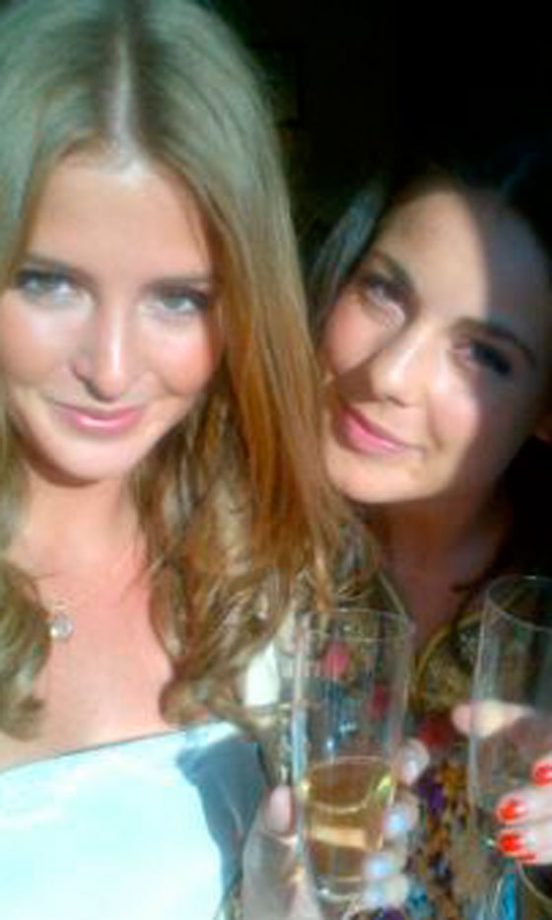Made In Chelsea's Millie Mackintosh @millsmackintosh And Louise Thompson @LouiseAThompson Hang Out, 2012