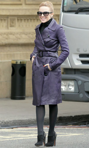 We want Kylie's Burberry leather trench coat!