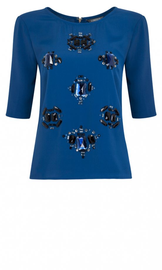 M&S Limited Jewelled Shell Top, £35