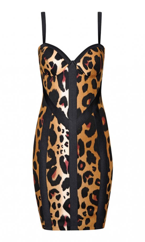 Dorothy Perkins Kardashian Kollection Animal Print Dress, £40