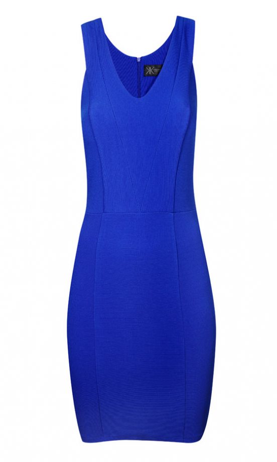 Dorothy Perkins Kardashian Kollection Blue Dress, £40