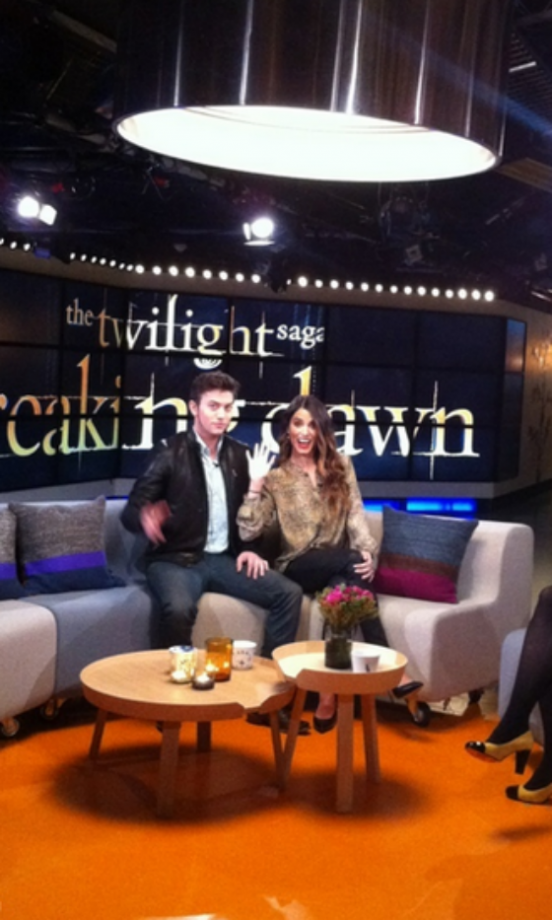 Nikki Reed (@iamnikkireed) Promotes Twilight With Jackson Rathbone, 2012