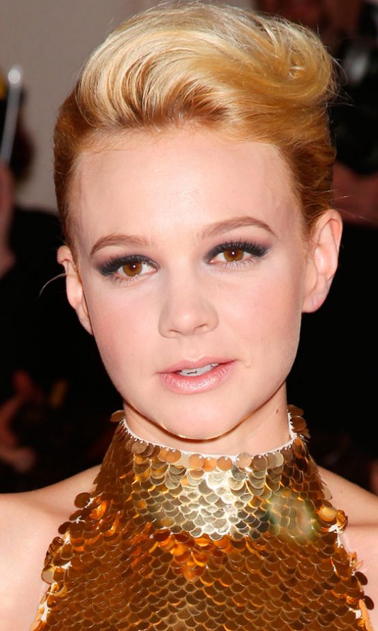 Carey Mulligan Rocked A Slicked Back Short Hairstyle, 2012
