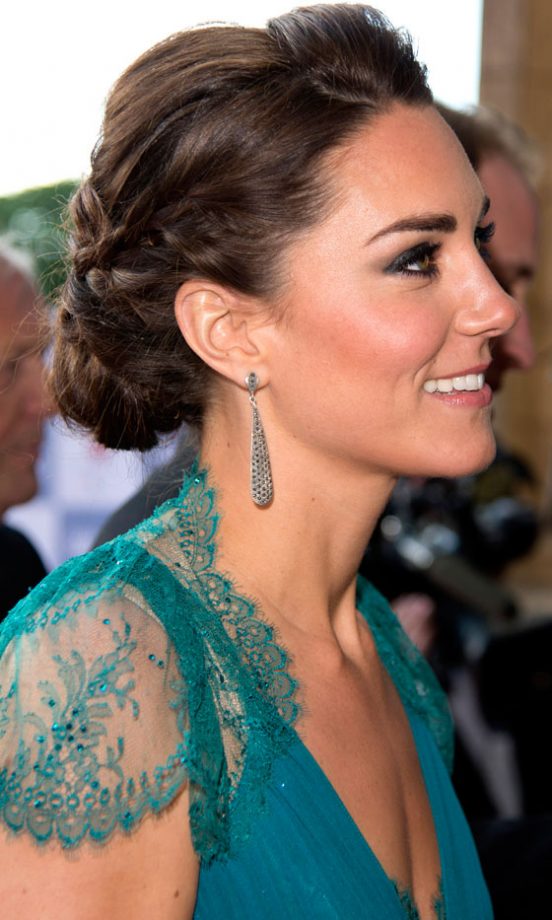 Kate Middleton Won Us Over With This Chic Up 'Do Hairstyle, 2012