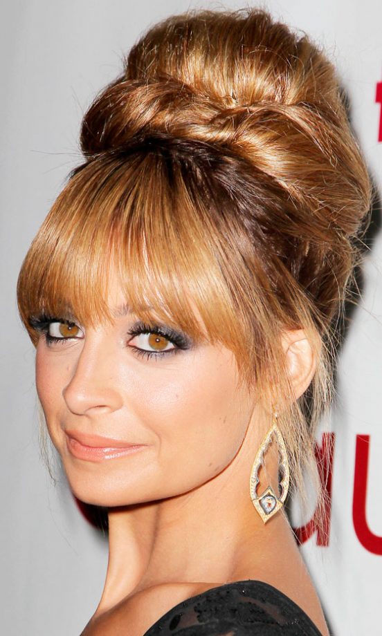 Nicole Richie Added A Touch Of Glamour With This Hairstyle, 2012
