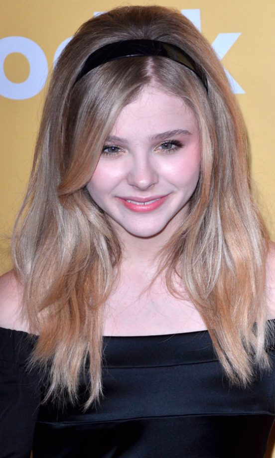 Chloe Grace Moretz's Hair Was Healthy And Voluminous At The Crystal And Lucy Awards, 2012
