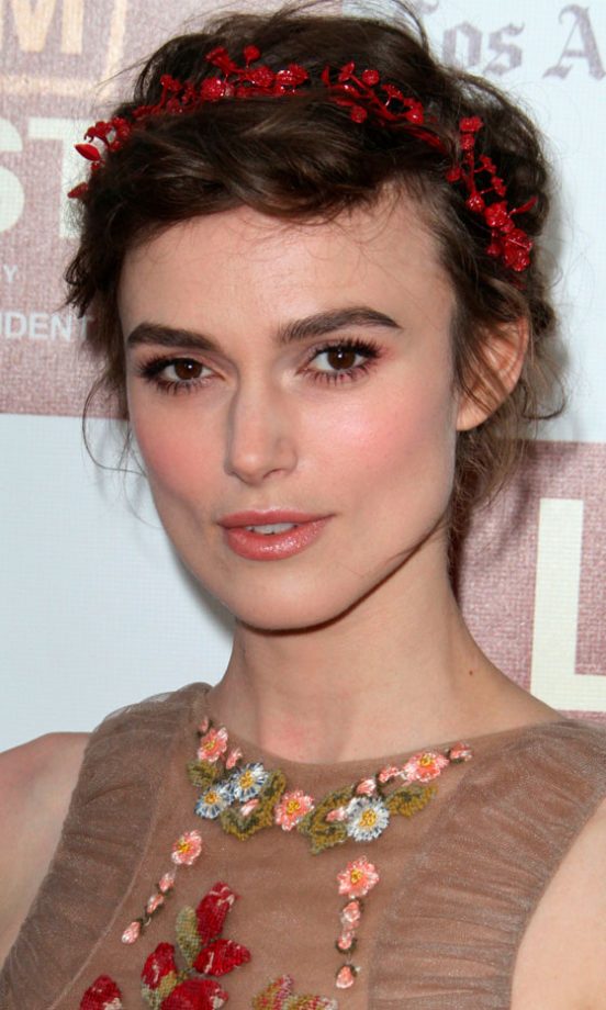 Keira Knightley's Hair Looked Super Cute In This Up 'Do, 2012