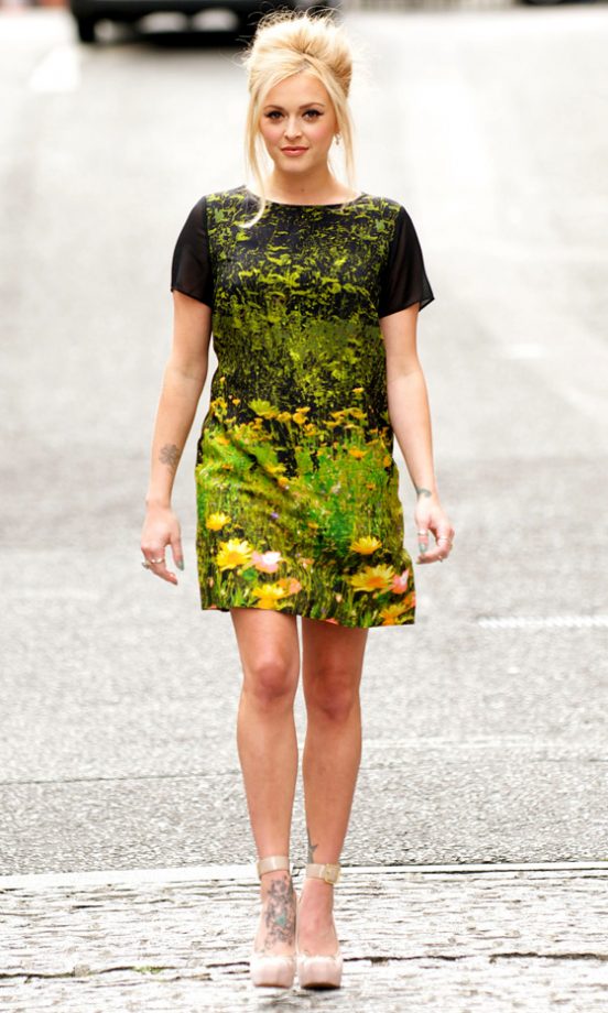 Fearne Cotton Shows Off Her Killer Legs In This Graphic Print Mini Dress, 2012