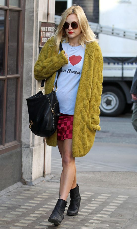 Fearne Cotton Looks Uh-Mazing In This Off-Duty Combo: The Most Stylish Pregnant Woman Ever? 2012