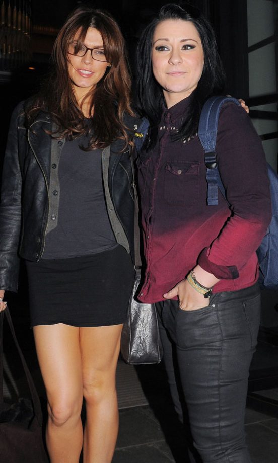 Carolynne Poole And Lucy Spraggan Outside The X Factor Studios, 2012