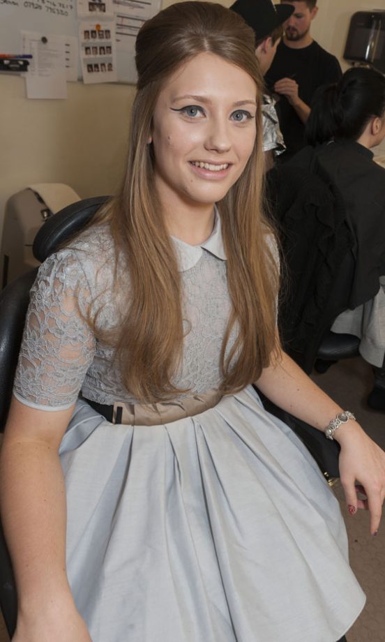 Ella Henderson Backstage At The X Factor, 2012