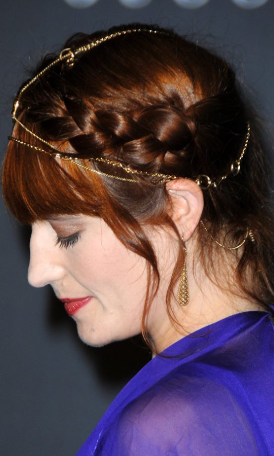Florence Welch's Super Glam Updo Hairstyle, 2012