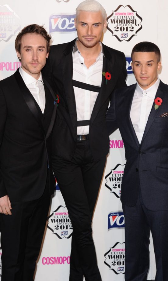 Kye Sones, Rylan Clark And Jahmene Douglas At The Ultimate Women Awards, 2012