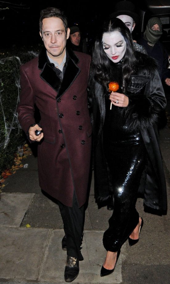 Kate Moss And Jamie Hince Out In London For Halloween, 2012