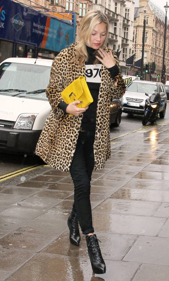 Kate Moss Out In London, 2012