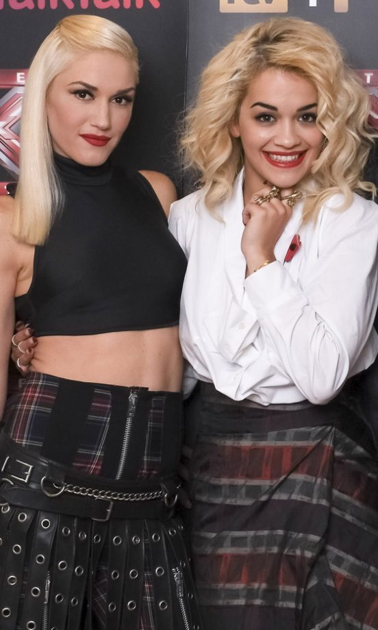 Gwen Stefani And Rita Ora On The X Factor Live Shows, 2012