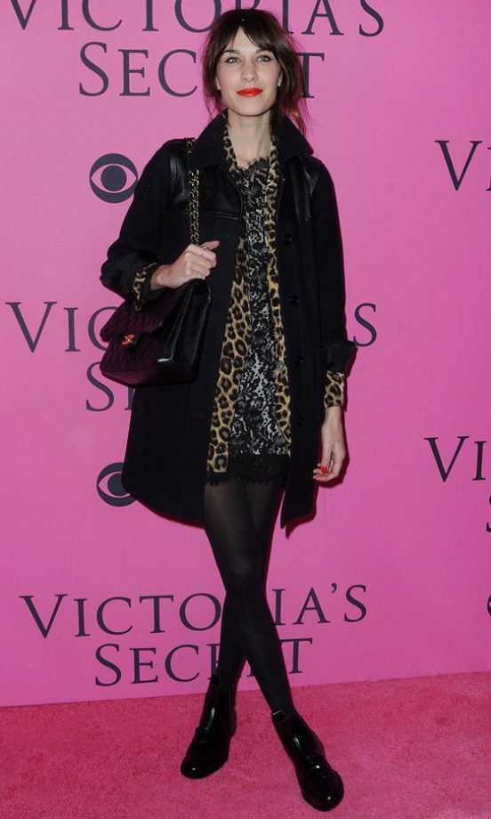 Alexa Chung At The Victoria's Secret Fashion Show, 2012