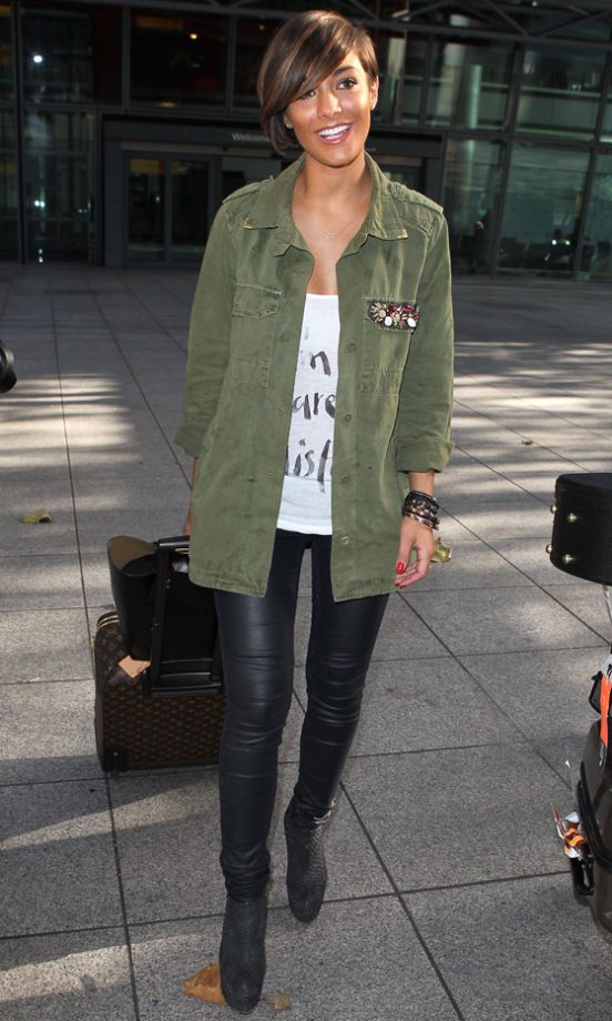 Frankie Sandford At LAX Airport, 2012