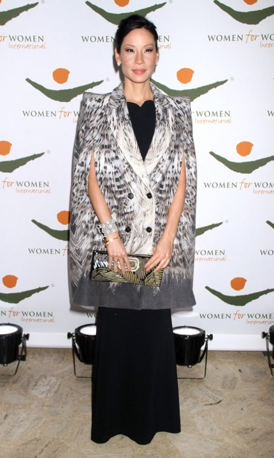 Lucy Liu At The Women For Women International Awards Gala, 2012