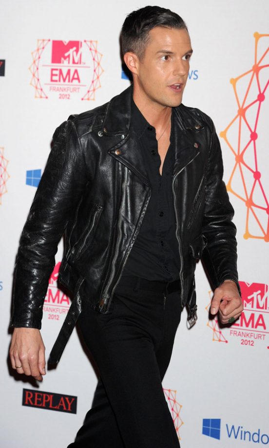 Brandon Flowers From The Killers At The MTV EMAs, 2012