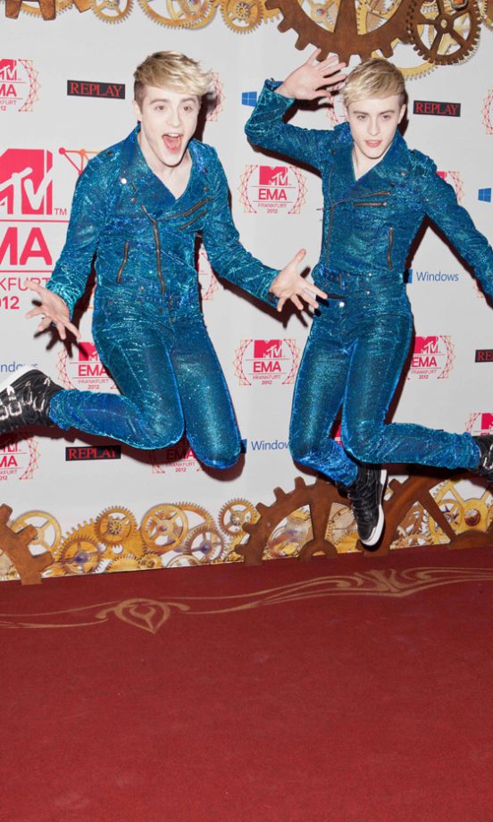 Jedward At The MTV EMAs, 2012