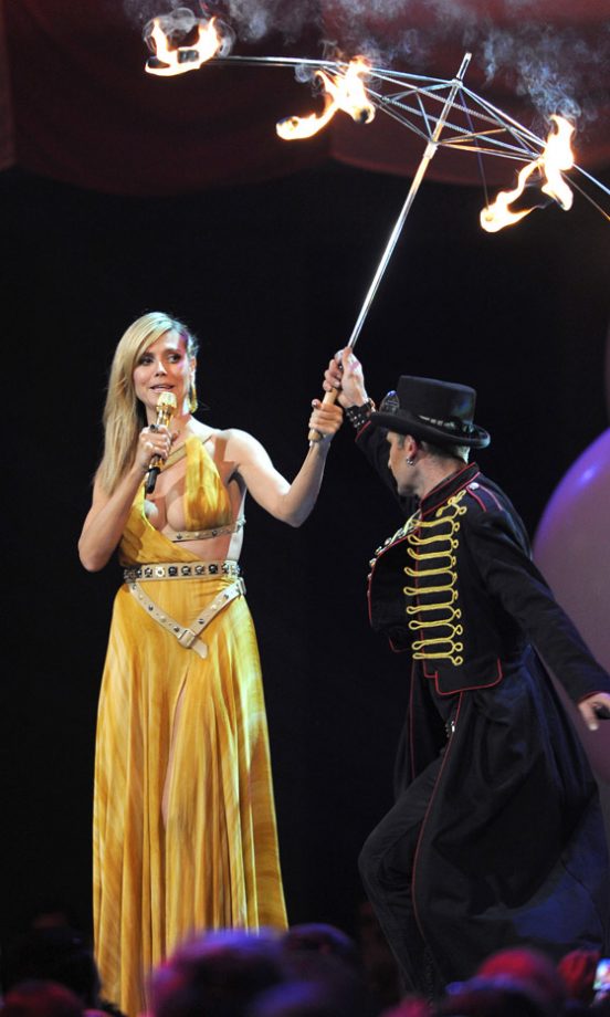 Heidi Klum At The MTV EMAs, 2012