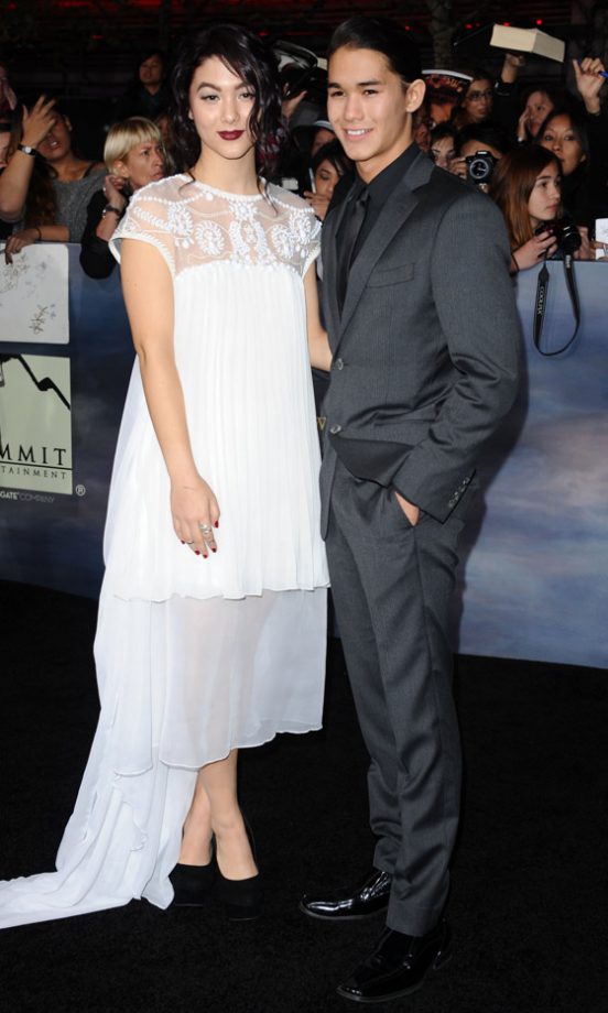 Fivel And BooBoo Stewart At The LA Premiere Of The Twilight Saga: Breaking Dawn Part 2, 2012