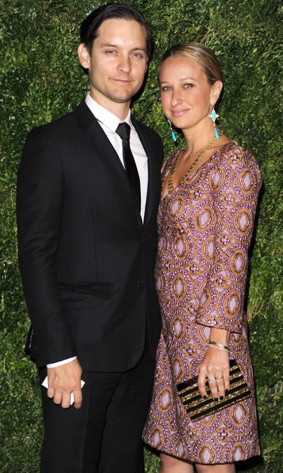 Tobey Maguire And His Wife At The CFDA Fashion Fund Awards, 2012
