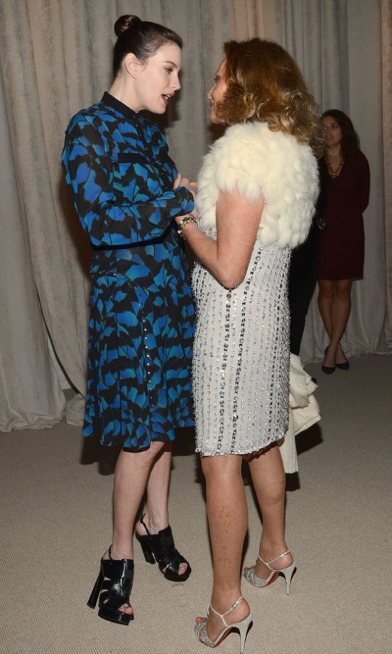 Liv Tyler And Diane Von Furstenberg At The CFDA Fashion Fund Awards, 2012