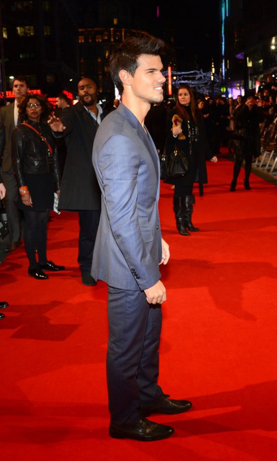Taylor Lautner At The London Premiere Of Twilight Breaking Dawn Part 2, 2012