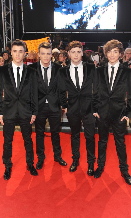 Union J At The London Premiere Of Twilight Breaking Dawn Part 2, 2012
