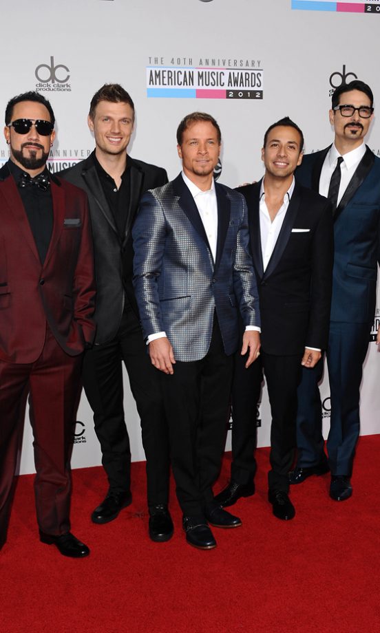 Backstreet Boys At The American Music Awards, 2012