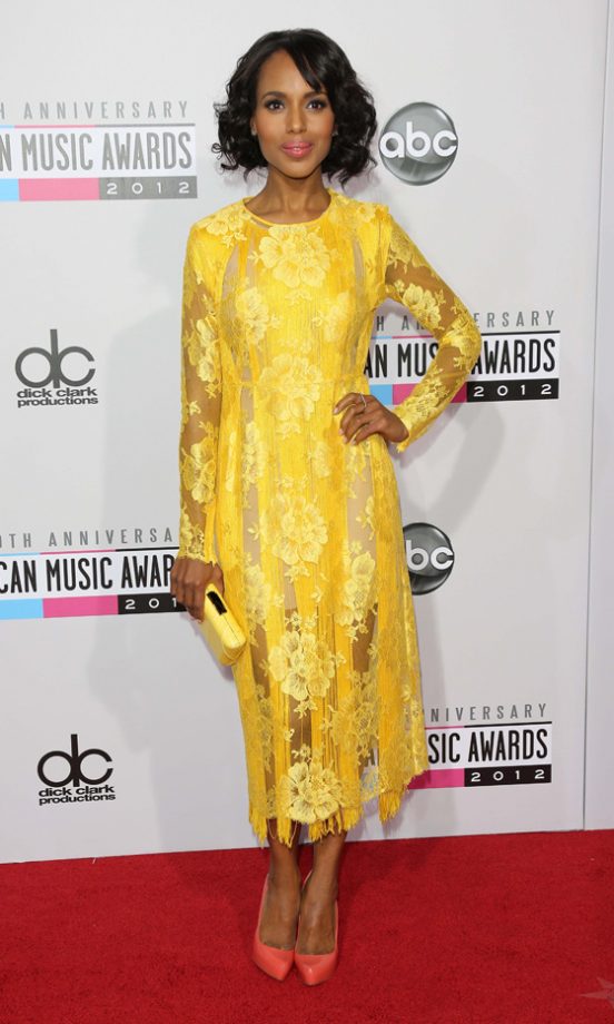Kerry Washington At The American Music Awards, 2012