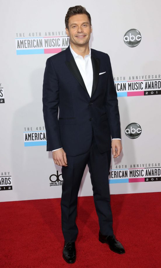 Ryan Seacrest At The American Music Awards, 2012