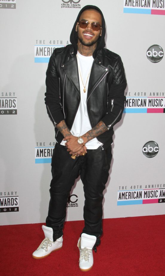 Chris Brown At The American Music Awards, 2012