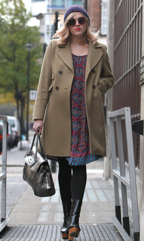 Fearne Cotton Looks Radiant In A Print Tunic Dress, 2012