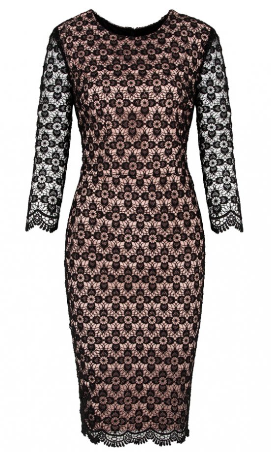 TU At Sainsbury's Black Lace Shift Dress, £50