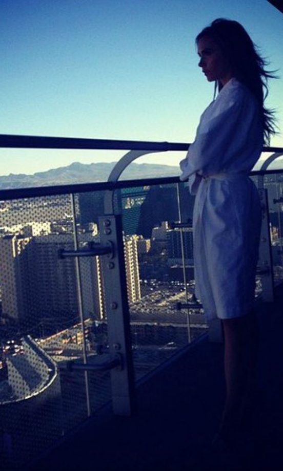 Victoria Beckham (@victoriabeckham) Looks Out At Las Vegas, 2012