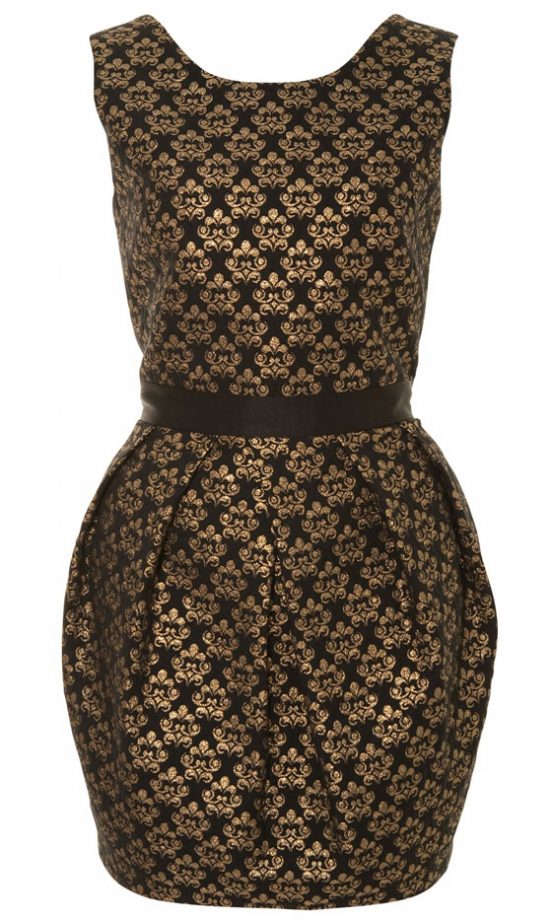 AWear Fleur de Lys Gold Cocoon Dress, £60