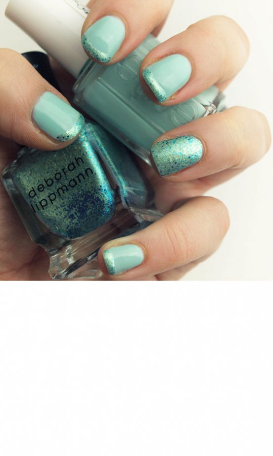 Nail Art: Winter Mint Green