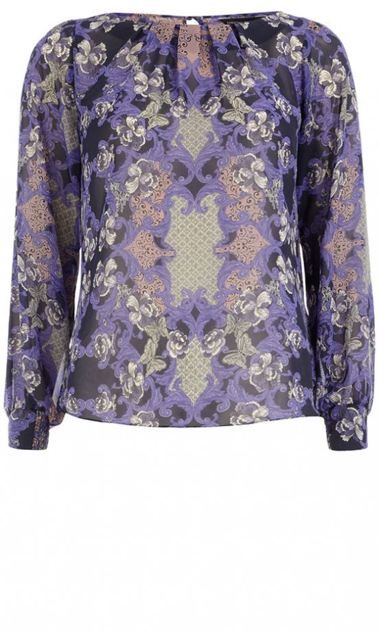 Dorothy Perkins Butterfly Print Top, £25