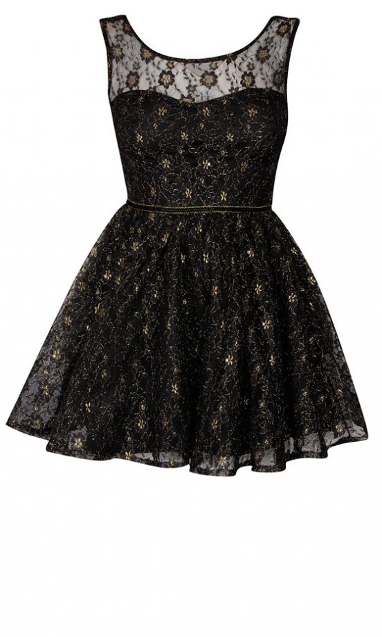 Fashion Union Lace Skater Dress, £20
