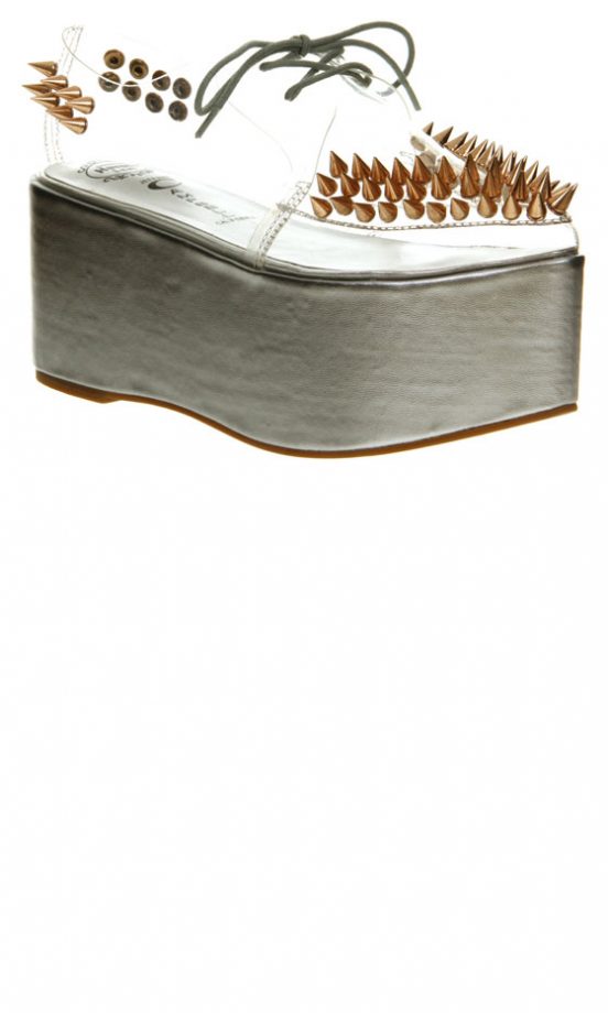 Jeffrey Campbell For Office Studded Flatform Shoes, £95