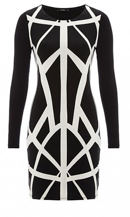 George At Asda Monochrome Dress, £16