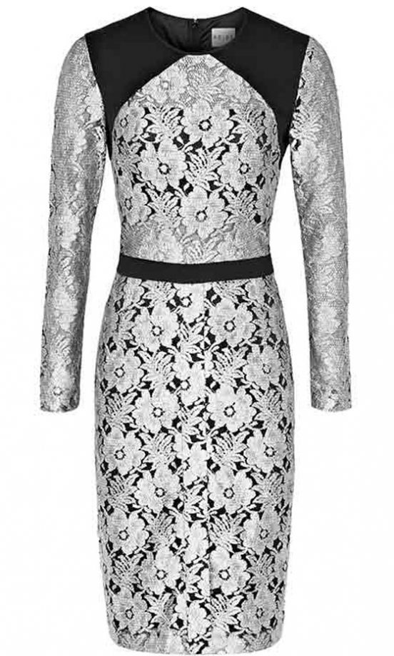 Reiss Lace Layered Dress, £179